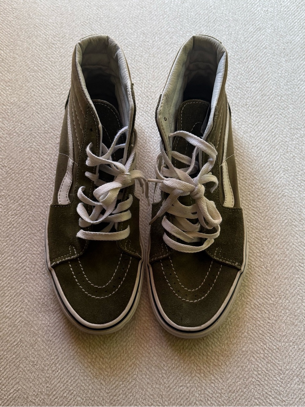 Vans sk8-hi sneakers olive green